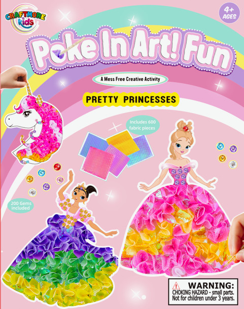 POKE IN ART! - PRETTY PRINCESS & UNICORNS