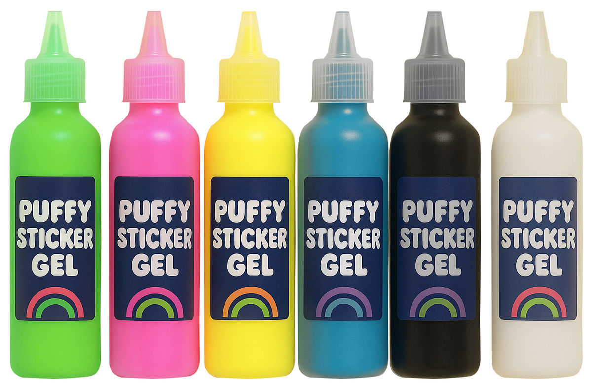 3D Puffy-Gel Sticker Making Kit – Create, Peel & Reuse!