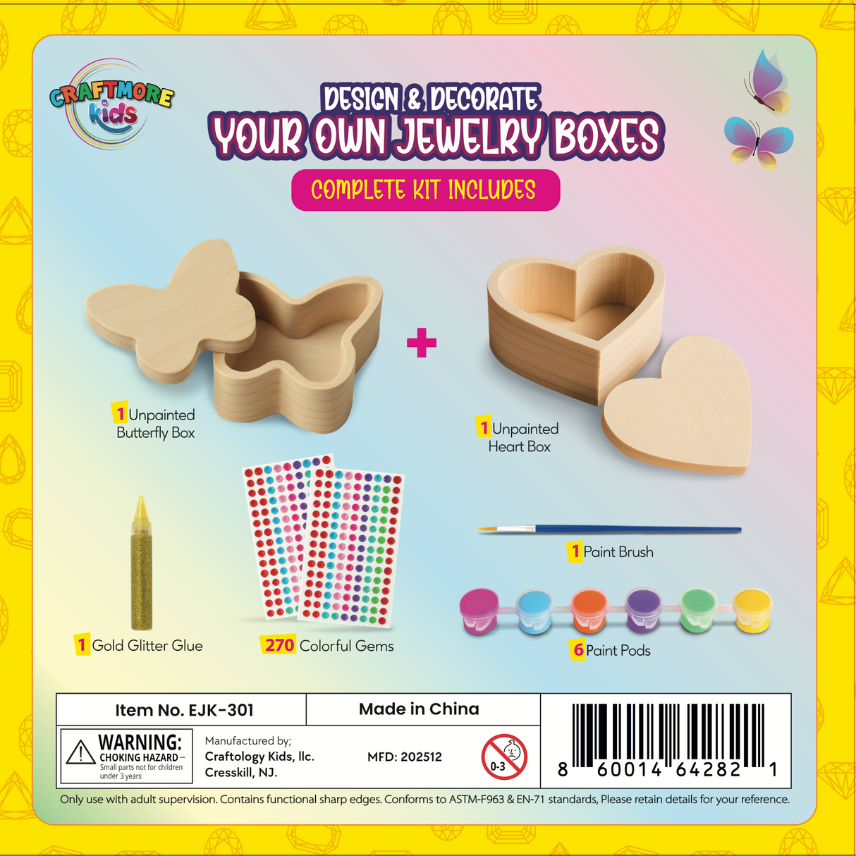 💎 Design Your Own Jewelry Boxes – Create, Paint & Sparkle!