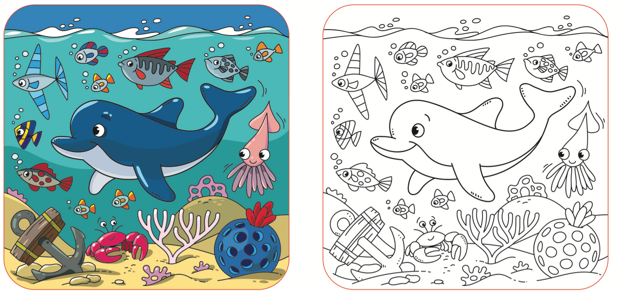 3-Pack Magic Paint with Water Books – Reusable Fun with No Mess!  Magic Water Wonder Set