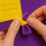 No-Sew Knot Quilt Making Kit – Create Your Own Cozy 42" x 54" Quilt!