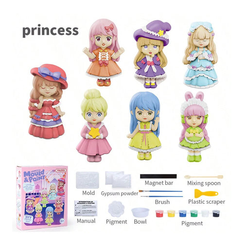 Kids model plaster Painting Kit,  4 Styles