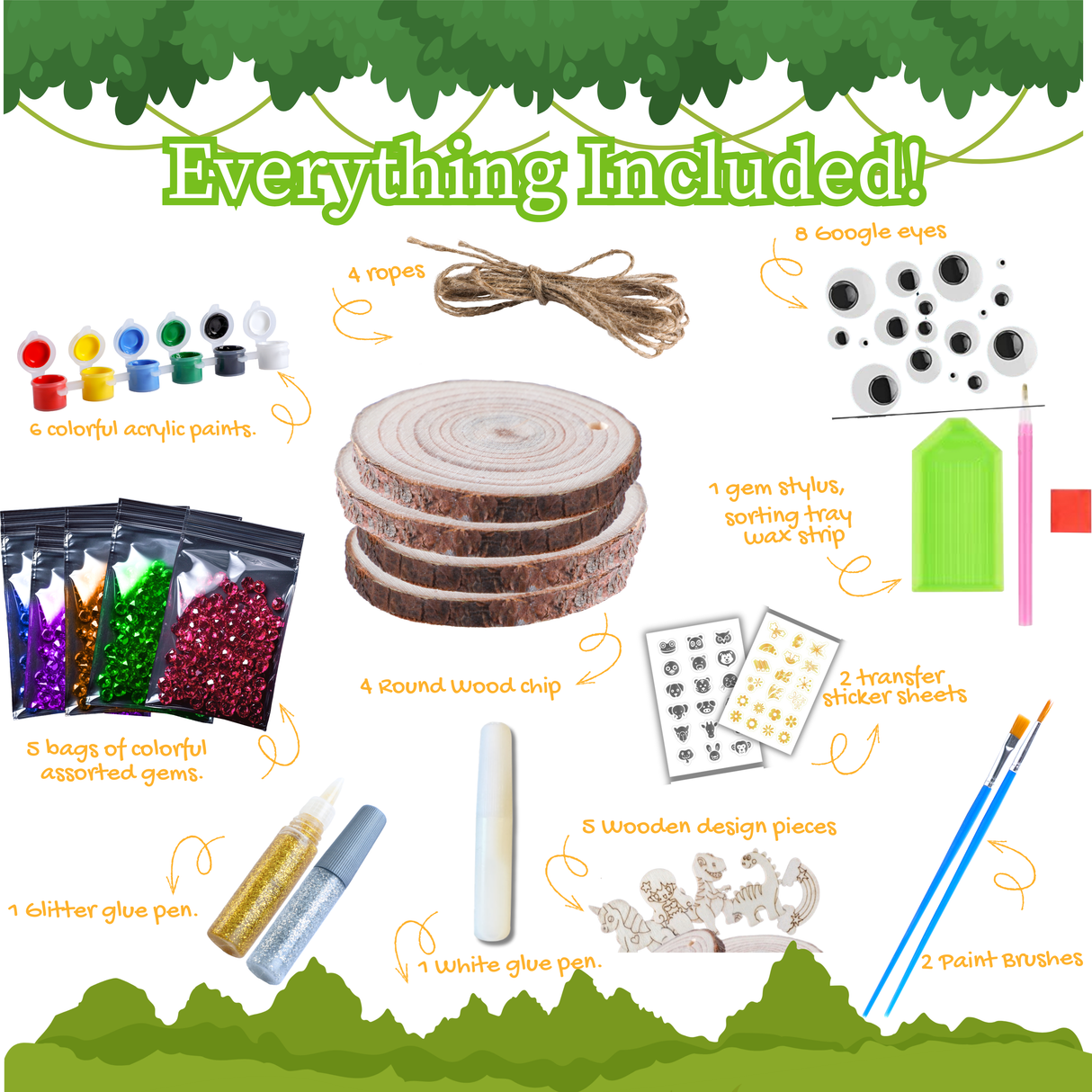 Wood Painting Kit